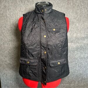 Talbots Women’s Puffer Vest Black Size XS- Petite